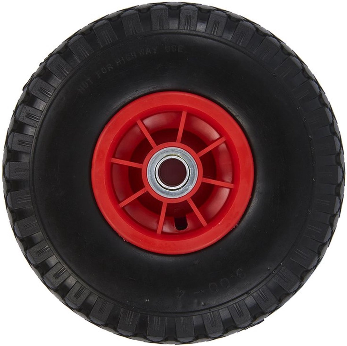 Jante en plastique de pneu de roue avant Proplus avec pneu PU 260x85mm