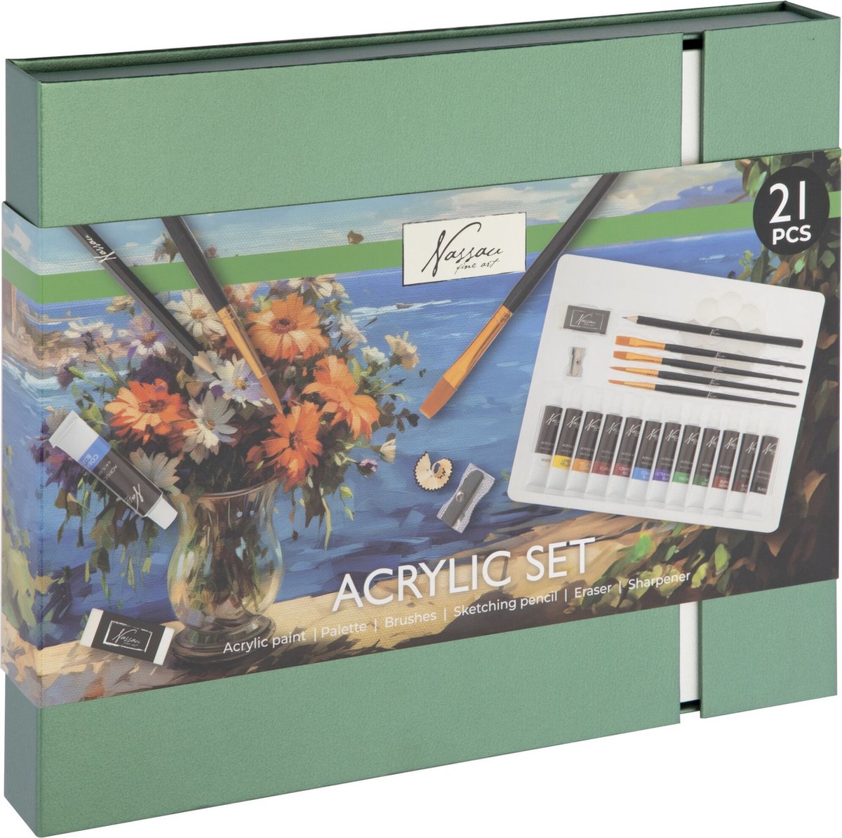 Creative Craft Group Aquarel Art Paint Paint Set, 21dlg.