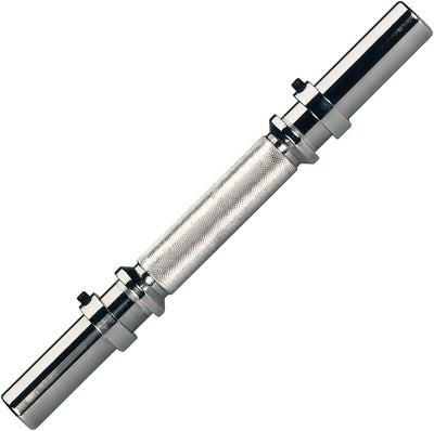 Barre d'haltères Tunturi - avec douilles hexagonales - 36 cm - diamètre 30 mm - incl. application de remise en forme gratuite
