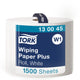 Tork 130045 Essuie-glace avancé 420 performant. 2 plis blanc 510 m x 24 cm paquet de 1 rouleau 1500 feuilles (130045)