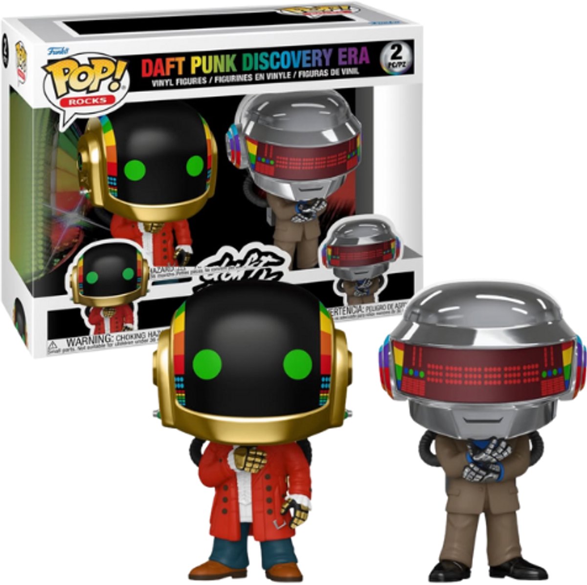 Funko daft punk daft punk Discovery Era (pop! Rocks) figurines en vinyle unisexe pop! - neutre - standard