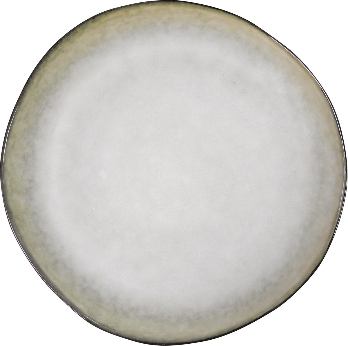 Médard de noblat - shadow nacre - assiette plate 28 cm - 6 pièces - grès