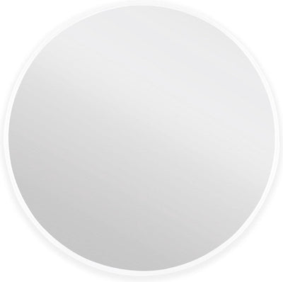 Miroir de salle de bain rond Differnz 60 cm blanc