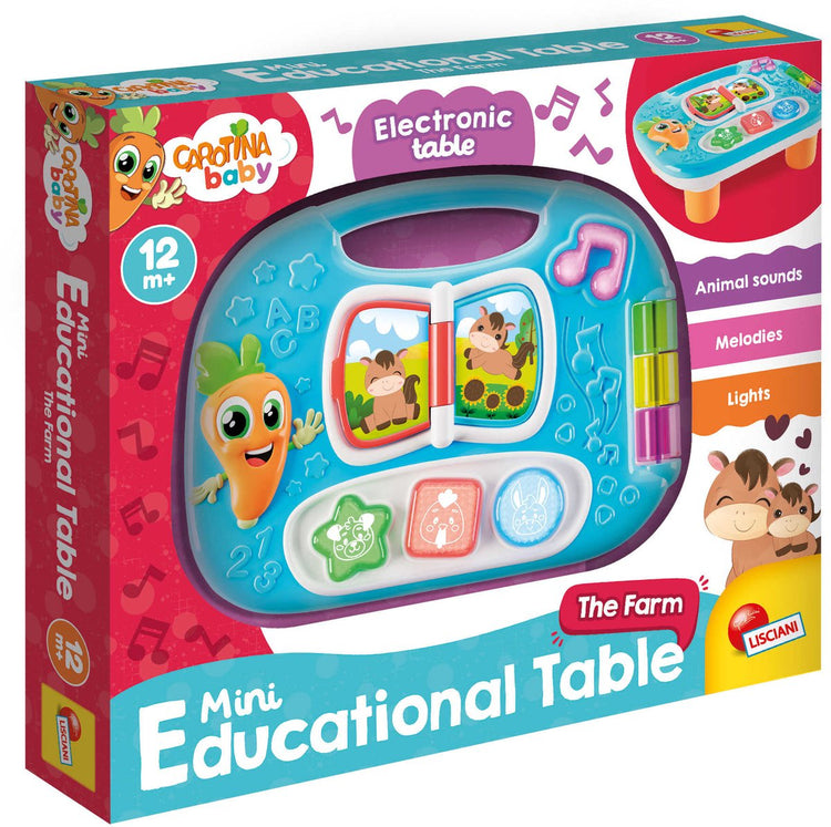 Lisciani carotina mini tavolino educativo fattoria ed. internationale