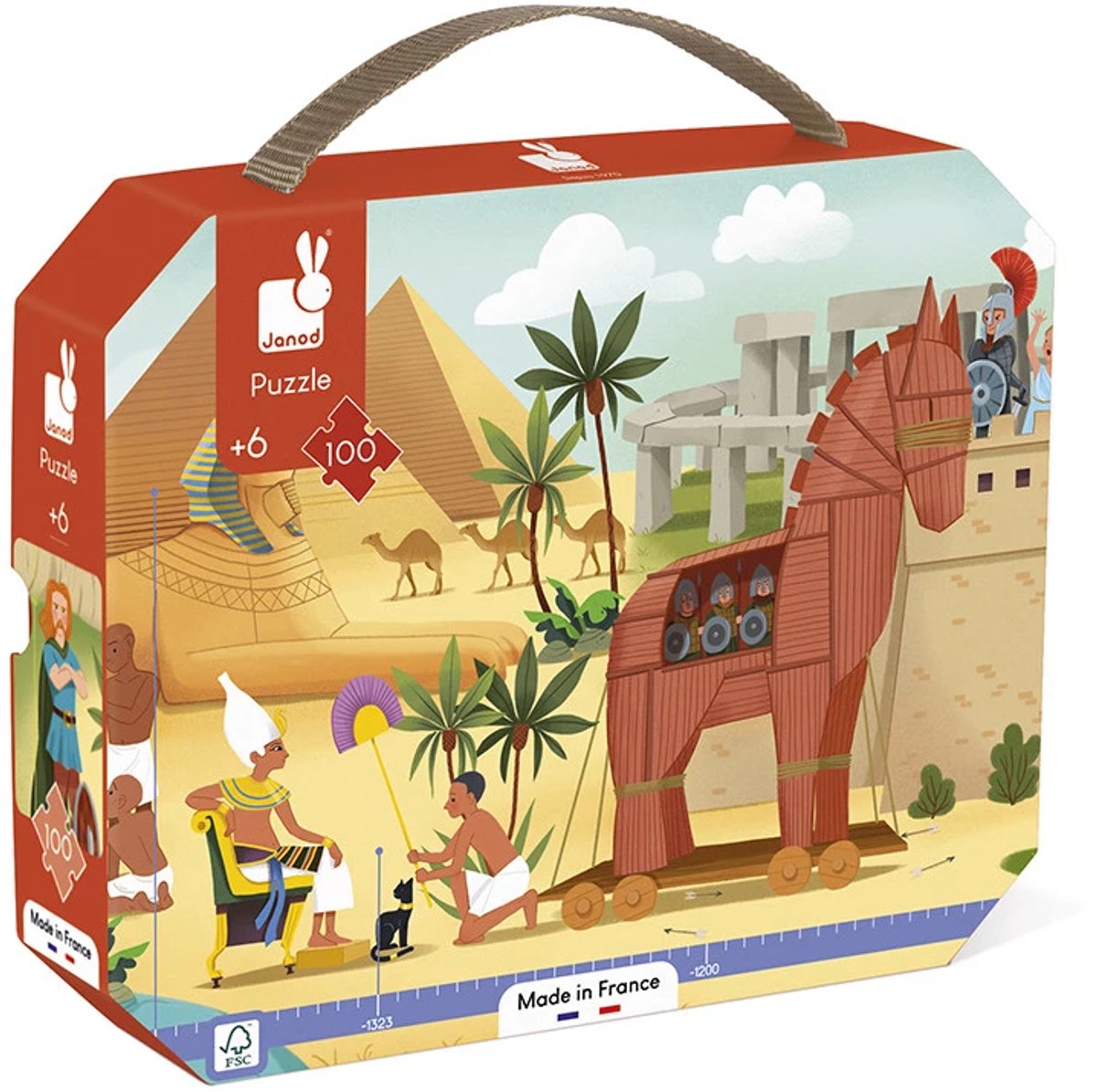 Janod - puzzle - le cheval de Troie