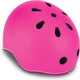 Casque enfant Globber - go up - rose - réglable 45-51 cm - avec éclairage - coque extérieure en polycarbonate solide