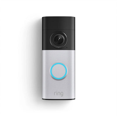 Sonnette vidéo filaire Ring plus - nickel satiné - connexion fixe - rétinien 2k