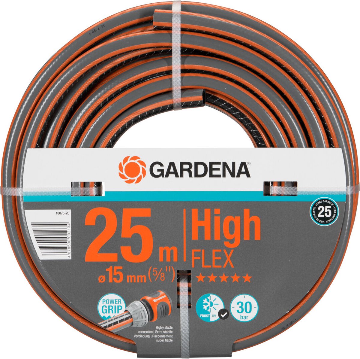 Tuyau d'arrosage Gardena Comfort Highflex - 15 mm (5 8 ) - 25 m