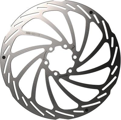 Bbb vélo frein à disque Power Stop disque de frein 6 trous bbs-113 - argent - 180 mm