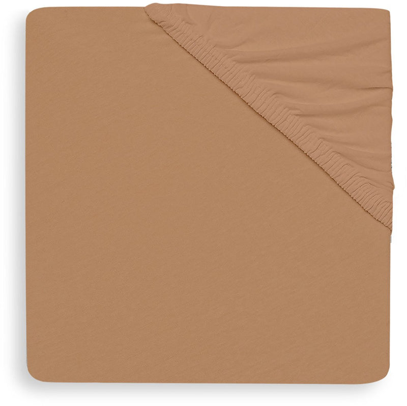 Jollein - drap housse bébé jersey (biscuit) - coton - drap housse berceau - 40 50x80 90cm