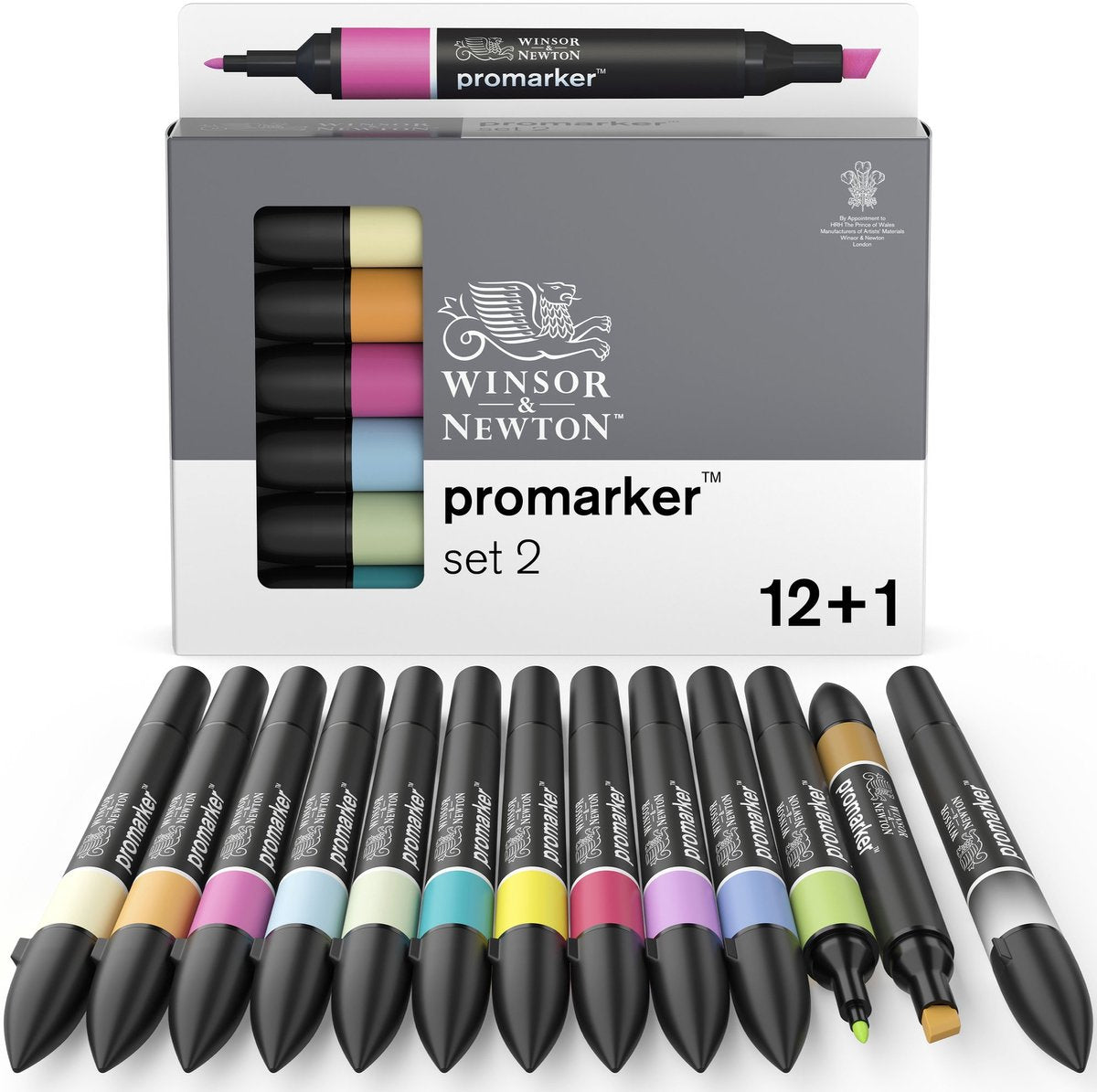 Winsor Newton 0290138 promarker™ 12+1 | marqueurs de mise en page professionnels marqueurs à alcool