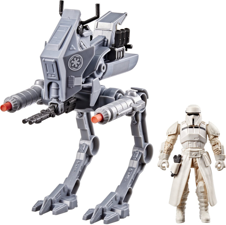 Star Wars Actionverse AT-RT et Imperial Remnant AT-RT Driver - figurine 11cm