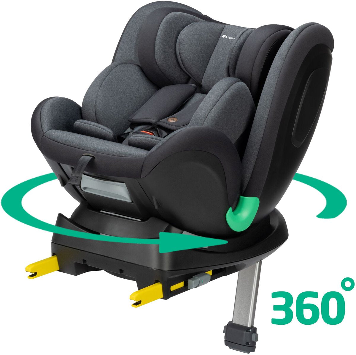 Bebeconfort évoluefix plus i-size - siège auto - teinté noir - de la naissance à 12 ans