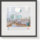 Walther new lifestyle - cadre en plastique - format photo 15x15 cm - noir
