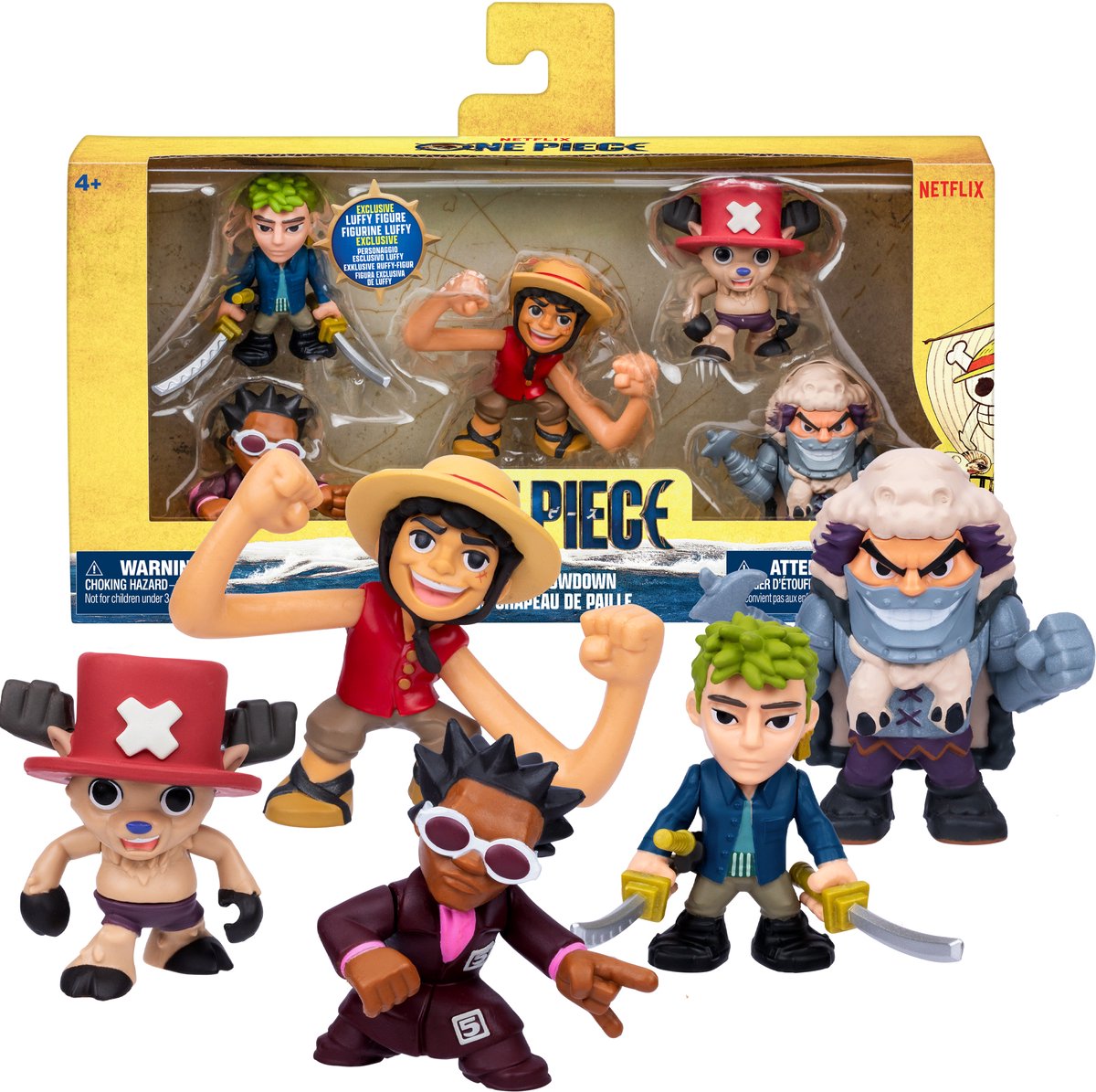 One Piece – pack netflix mini figurines – 5 pièces – zoro