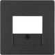 Plaque de recouvrement Berker Q1 - TAE USB - couleur inox