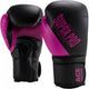 Gants de boxe Super Pro Combat Gear Ace (kick) noir rose 6oz