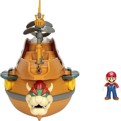 Coffret de jeu Jakks Super Mario Deluxe Bowser avec figurine Mario