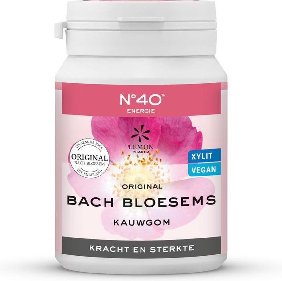 Chewing-gum aux fleurs de Bach n°1 40 force force 60 grammes
