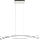 Suspension Eglo nevado / LED - 90 cm - chrome blanc
