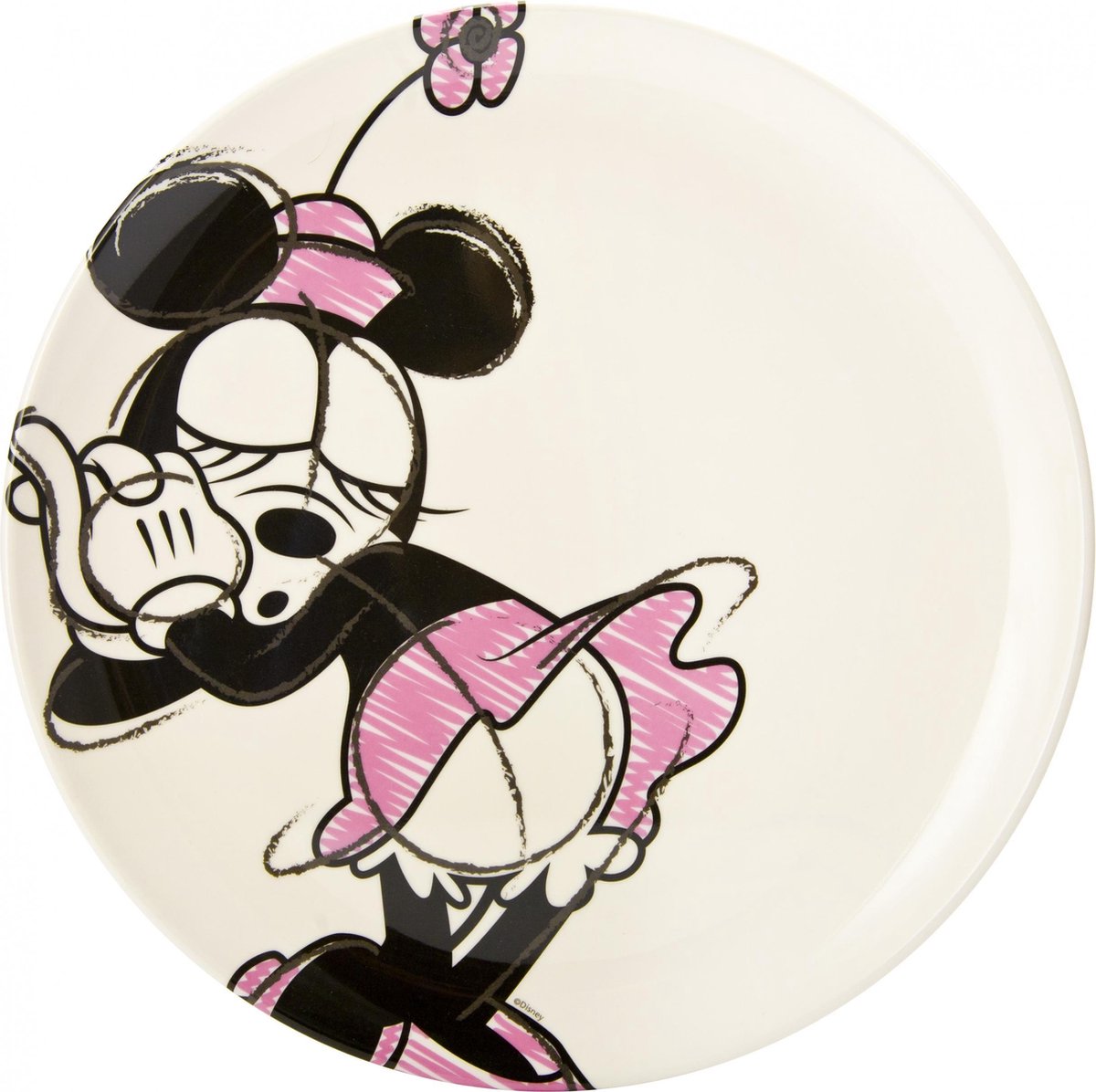 Zak!designs assiette minnie disney rose mar