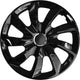 Enjoliveurs Quad 17 nrm stig peints noir - noir