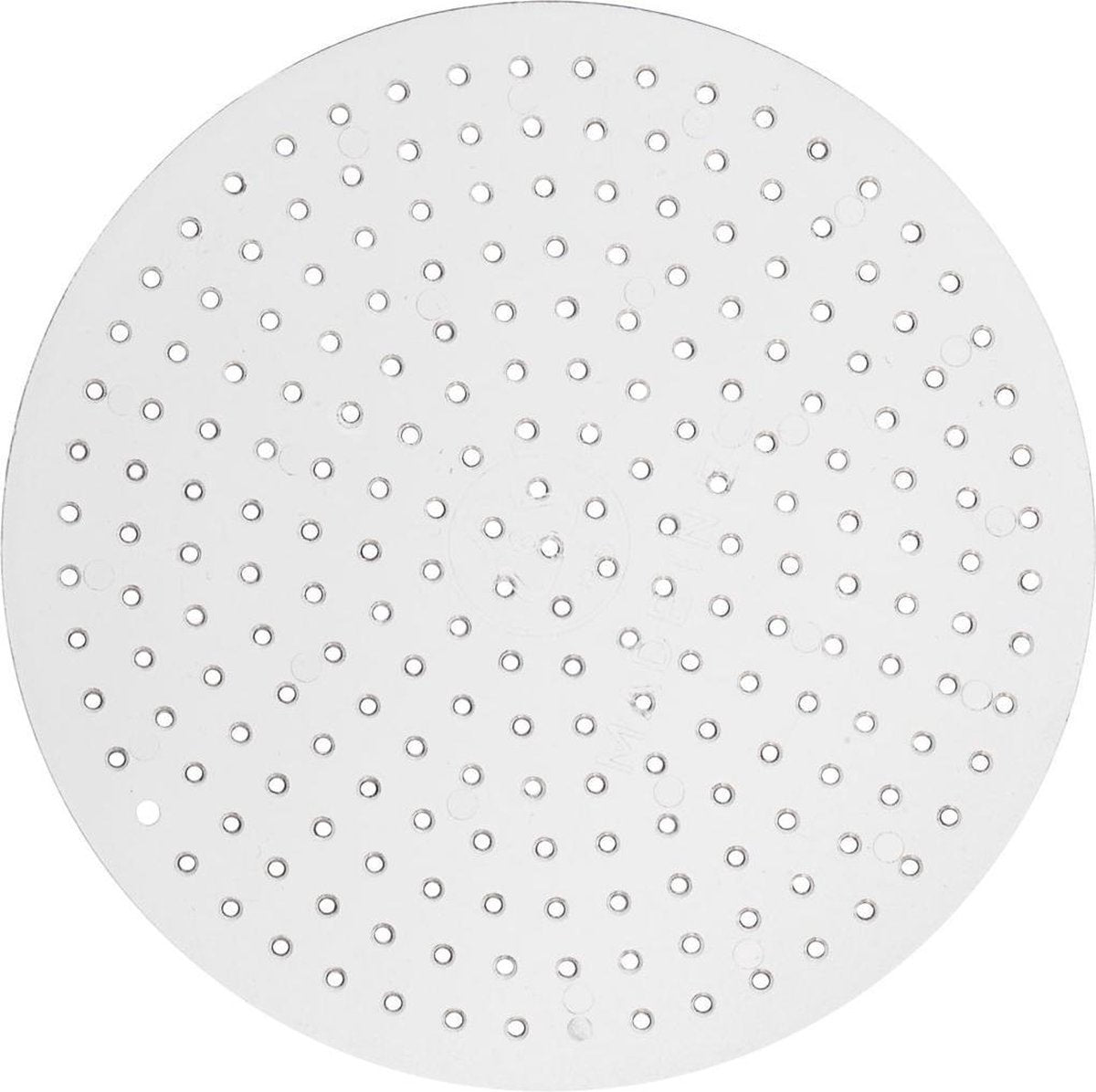 Creativ company plaque de base pour perles à repasser - plaque de base ronde - panneau de perles transparent - support de perles diy - diamètre 8,5 cm - lot de 10 pièces