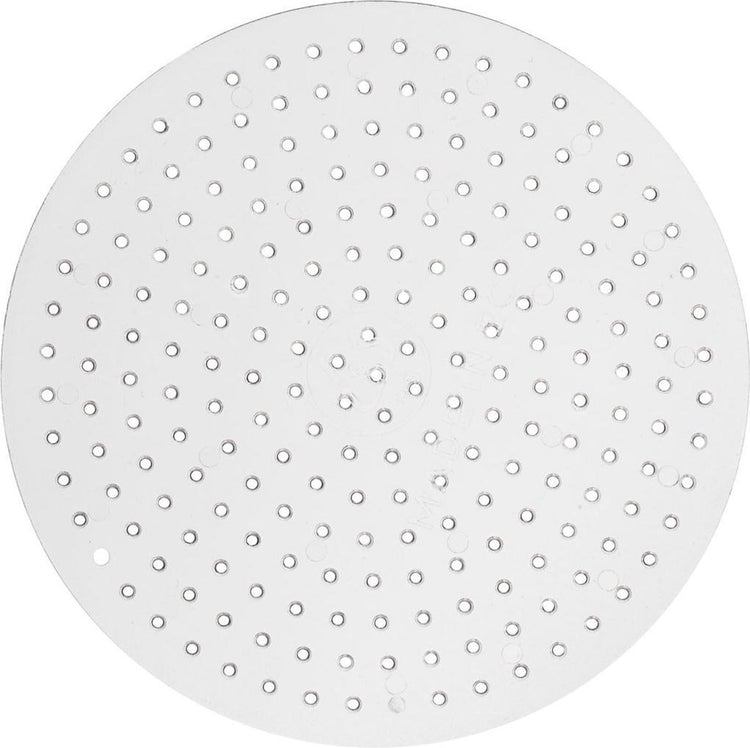 Creativ company plaque de base pour perles à repasser - plaque de base ronde - panneau de perles transparent - support de perles diy - diamètre 8,5 cm - lot de 10 pièces