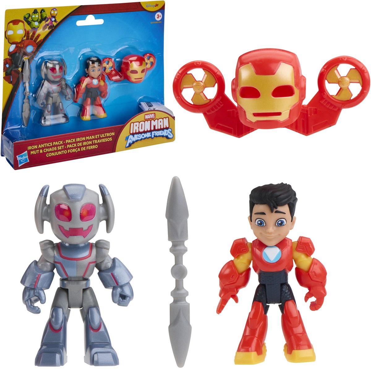 Hasbro Marvel Iron Man et ses super amis pack de pitreries de fer - figurines d'action
