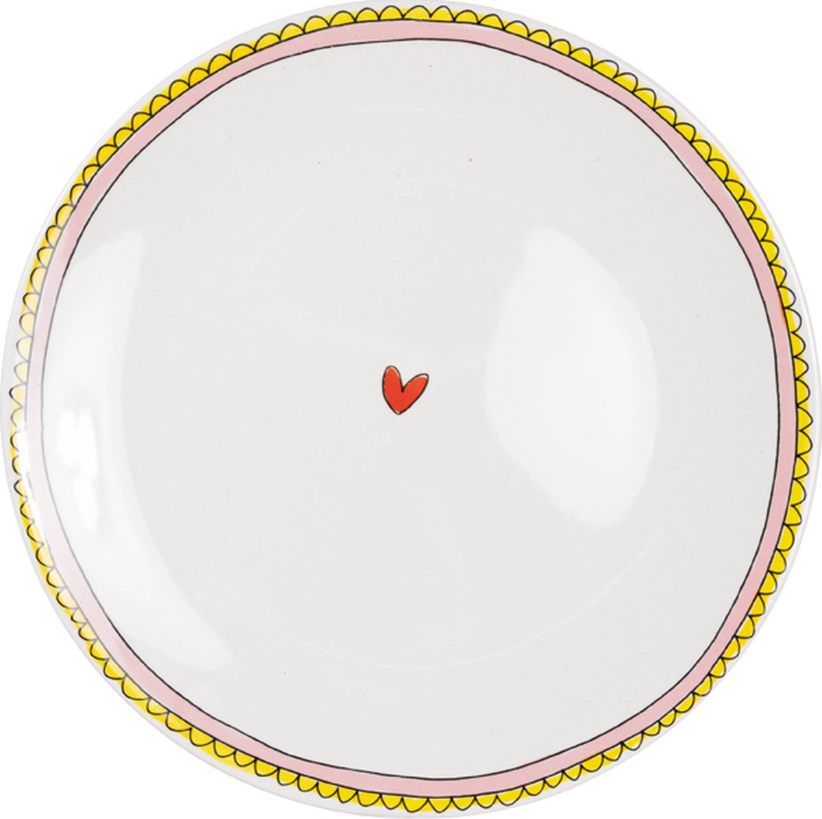 Blond Amsterdam, on se rattrape : assiette plate 26cm unie