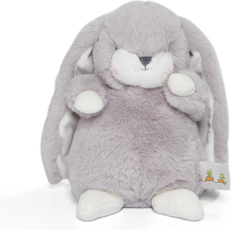 Bunnies by the bay grignoter lapin - peluche - peluche pour enfants - détails brodés - fourrure lilas - 20 cm