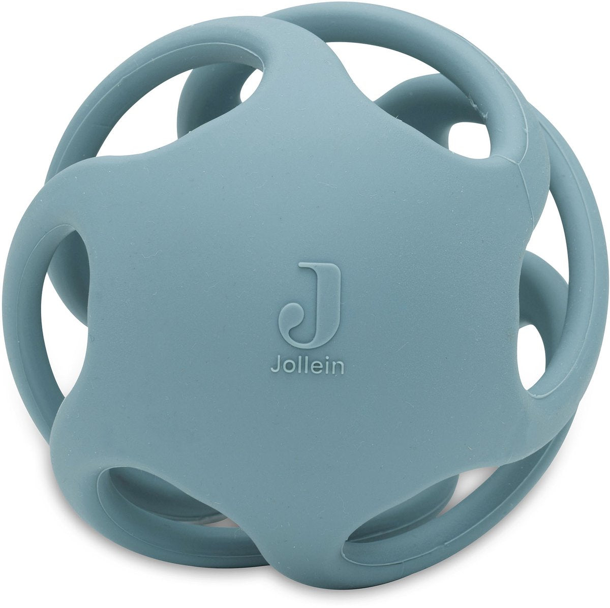 Jollein bébé anneau de dentition boule silicone - ø 9,5cm - vert d'eau