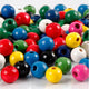 Creativ Company Wooden Beads Colors, 150st.