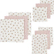 Meyco baby mini panther starter set - pack de 9 - hydrophile - rose tendre