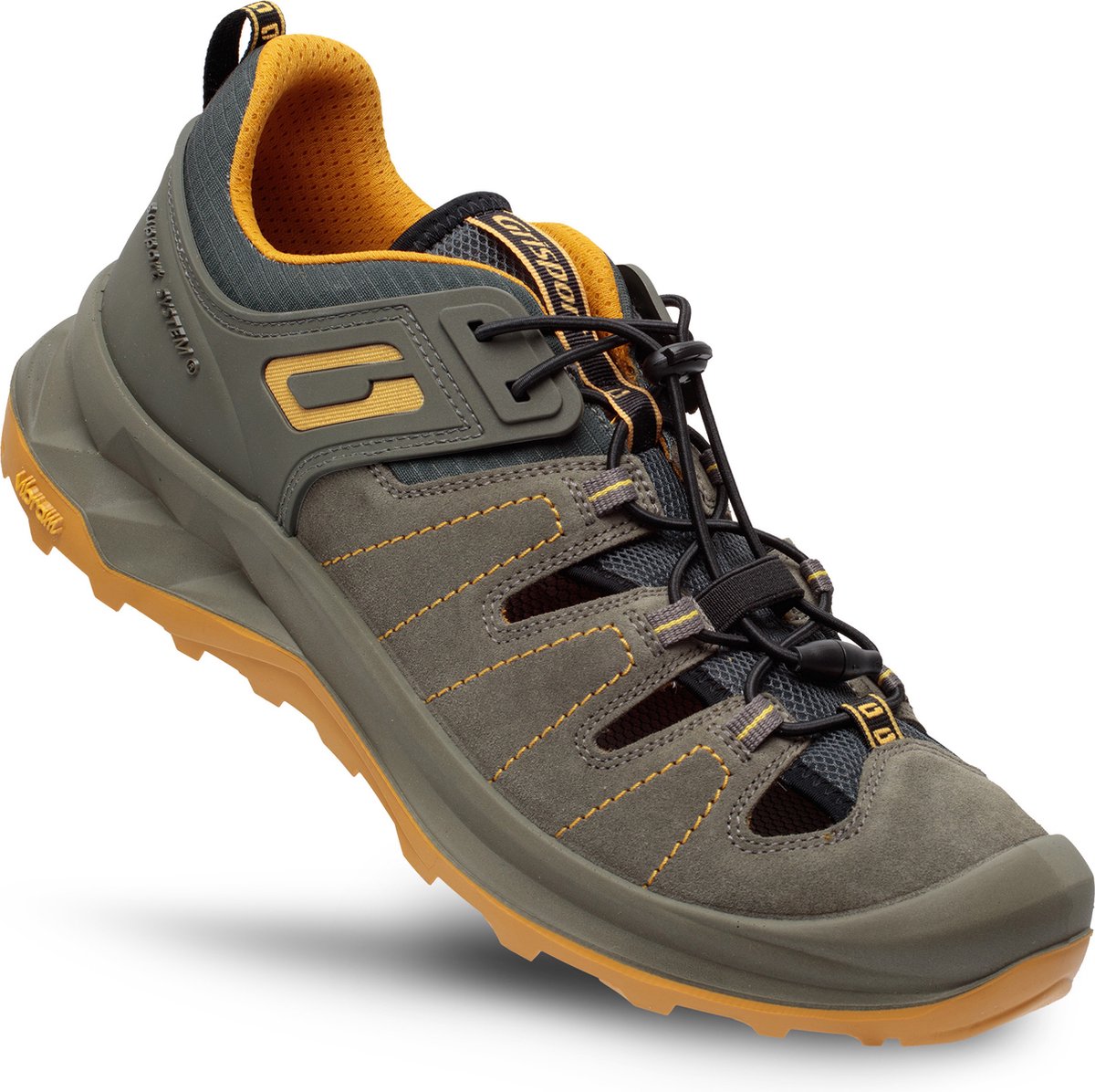 Chaussures de randonnée unisexe Grisport safari low - vert jaune