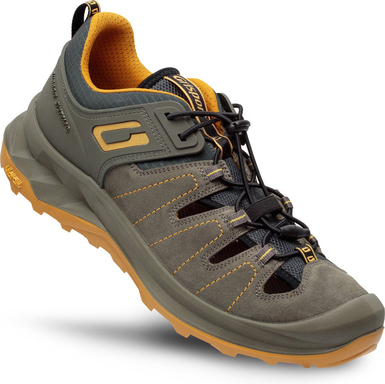 Chaussures de randonnée unisexe Grisport safari low - vert jaune
