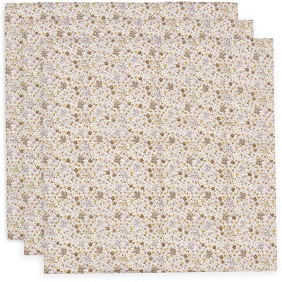 Jollein tissu hydrophile petit - 70x70cm - fées des fleurs - 3 pièces