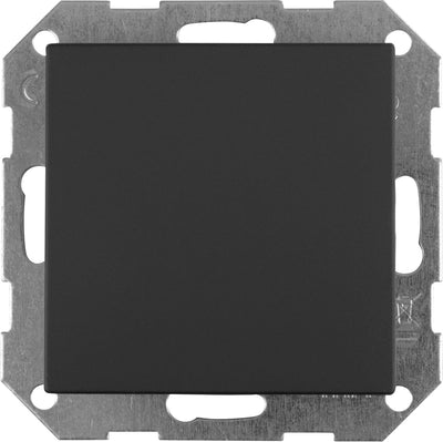 Plaque vierge Gira e2 - à encastrer - noir