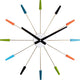 Nexttime plug inn – horloge murale silencieuse – 58 cm – métal – multicolore – design