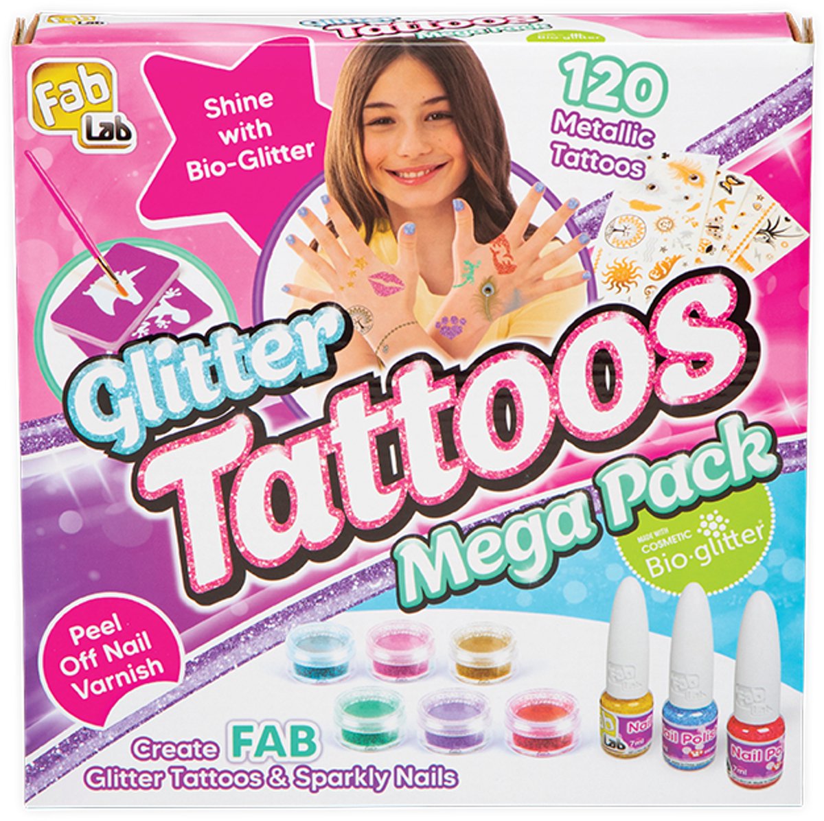 Tatouages ​​à paillettes du fablab Goliath
