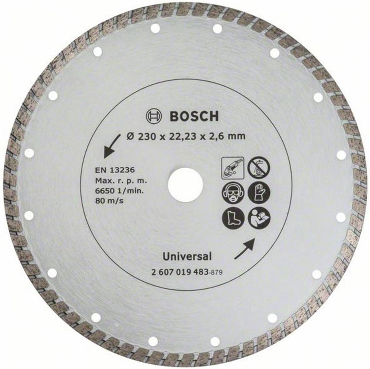 Disque diamant Bosch 230mm - turbo