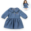 Robe de jean Corolle pour bébé pop, 36 cm