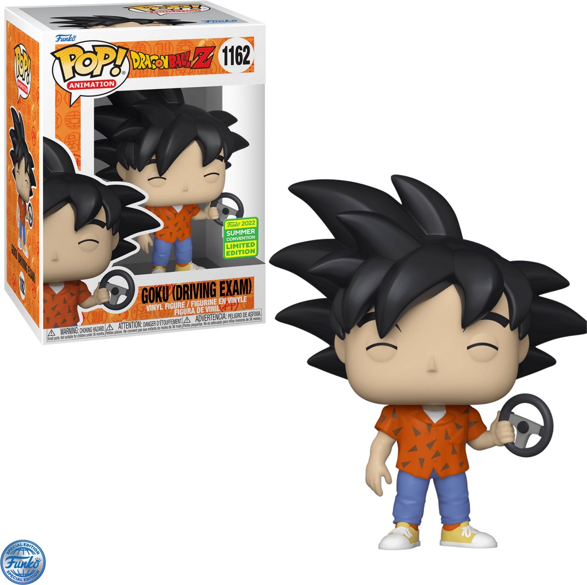 Funko dragonball z - pop n° 1162 - examen de conduite goku - exclusivité convention été 2022