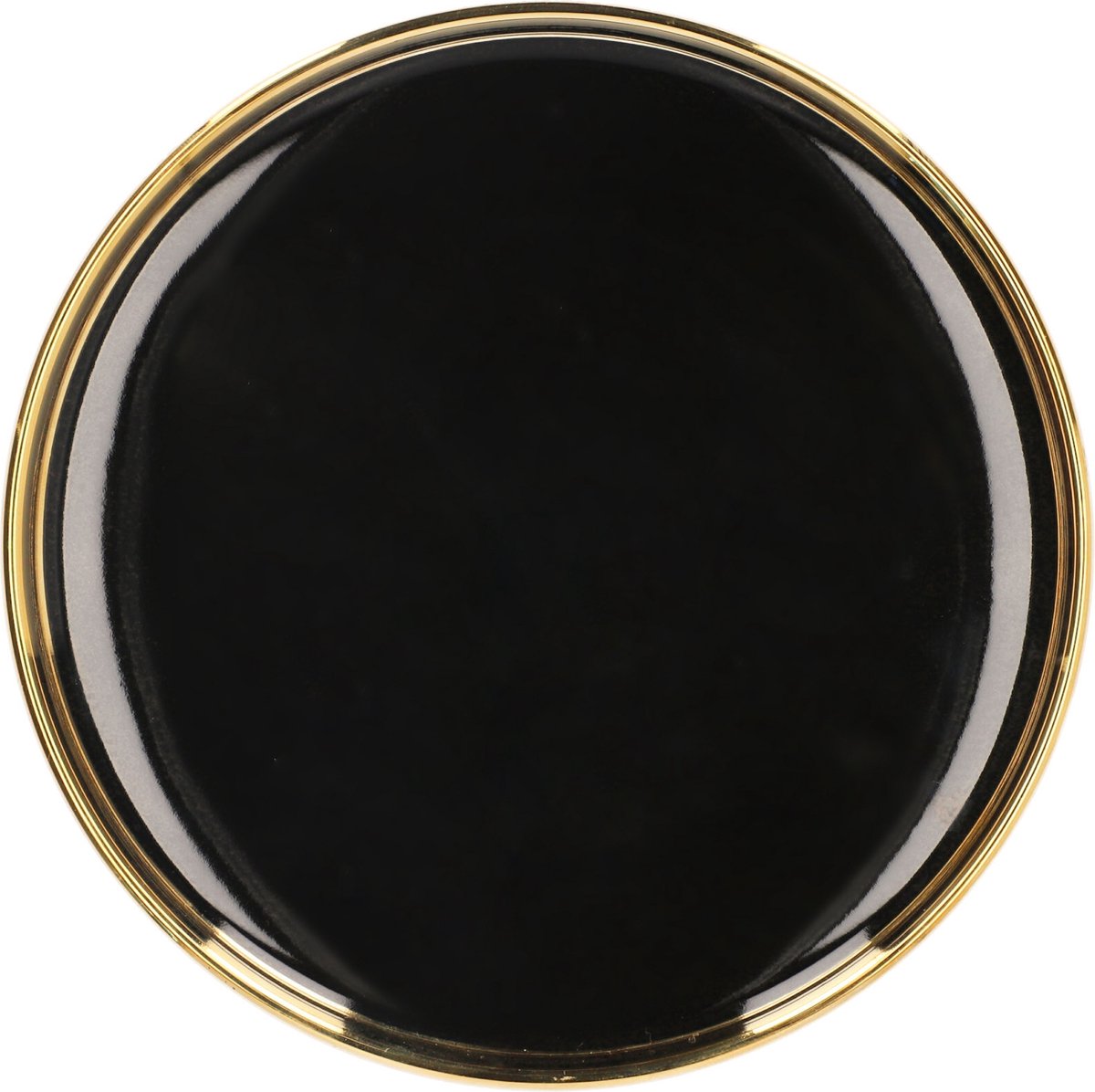 Homla - assiette à dessert - sensorielle - noir brillant - 15 cm