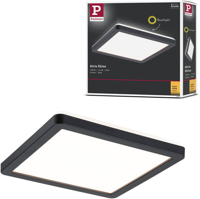 Paulmann panneau LED atria brille rétroéclairage angulaire 190x190 mm 11,2w 900lm 3000k noir