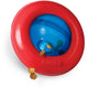 Kong gyro alimentant la balle rouge rouge