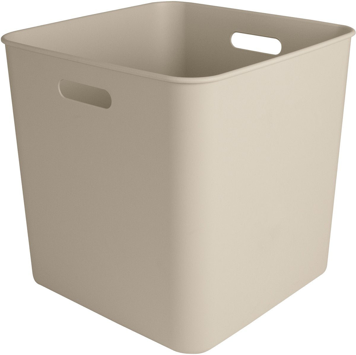 Sunware sigma home boîte cube 25l - 31,8x31,8x31,1 cm - beige