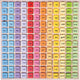 Tables d'apprentissage en bois Bigjigs - 120 pcs.