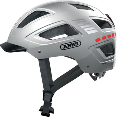 ABUS CASHET HYBAN 2.0 SIGNAL LED Silver M 52-58CM