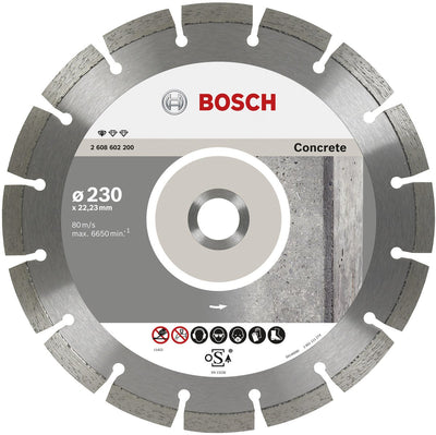 Disque diamant Bosch 10x prof béton 230 22,23